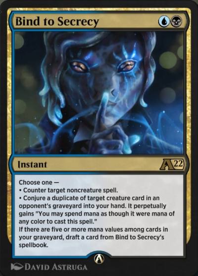 Bind to Secrecy YSNC-19 Alchemy: New Capenna Magic card