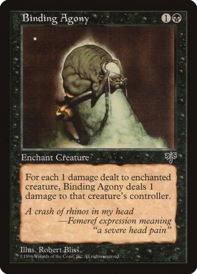 Binding Agony MIR-106 Mirage Magic card