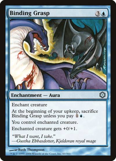 Binding Grasp CST-60 Coldsnap Theme Decks Magic card