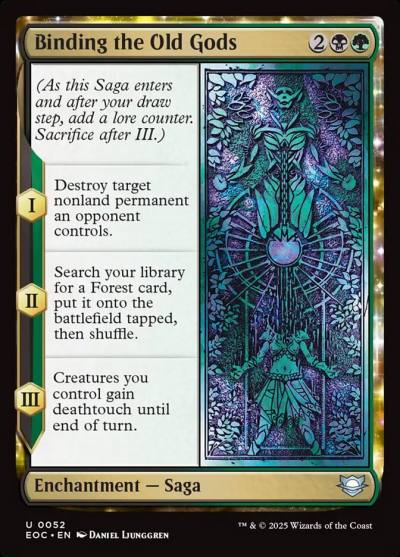 Binding the Old Gods EOC-52 Edge of Eternities Commander Magic card