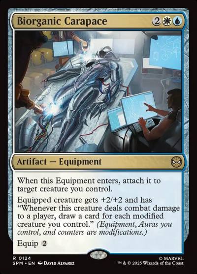 Biorganic Carapace SPM-124 Marvel's Spider-Man Magic card