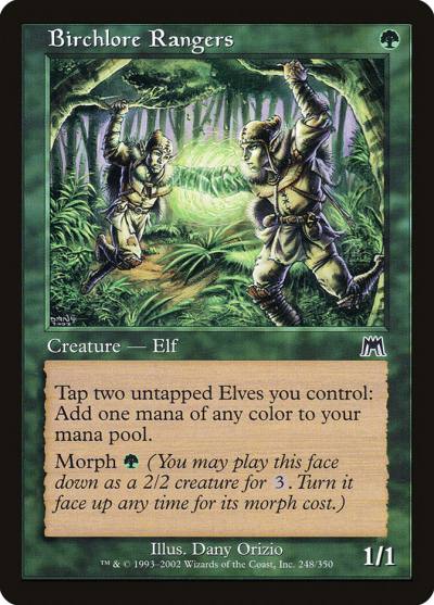 Birchlore Rangers ONS-248 Onslaught Magic card
