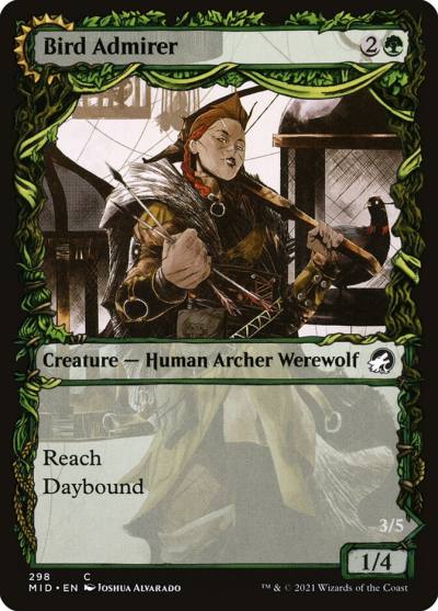 Bird Admirer // Wing Shredder MID-298 Innistrad: Midnight Hunt Magic card