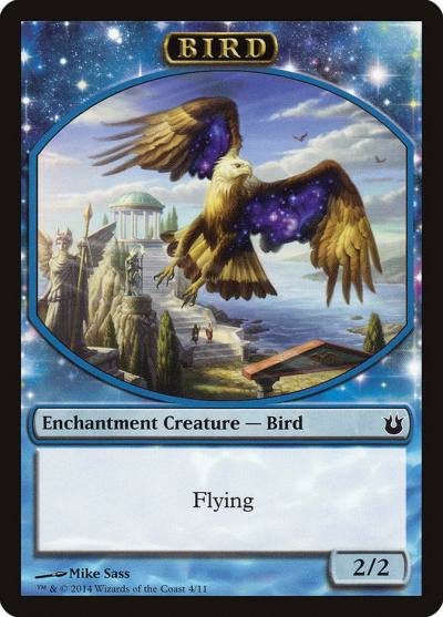 Bird TBNG-4 Born of the Gods Tokens Magic card