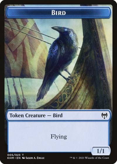 Bird TKHM-5 Kaldheim Tokens Magic card