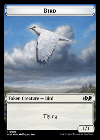 Bird TWOE-1 Wilds of Eldraine Tokens Magic card