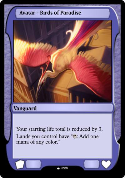 Birds of Paradise Avatar PMOA-8 Magic Online Avatars Magic card