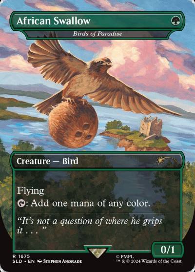 Birds of Paradise // Birds of Paradise SLD-1675 Secret Lair Drop Magic card