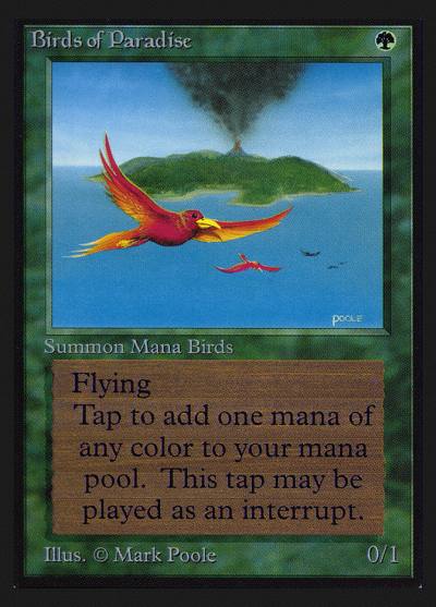 Birds of Paradise CED-187 Collectors' Edition Magic card