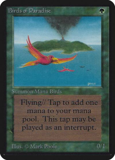Birds of Paradise LEA-186 Limited Edition Alpha Magic card