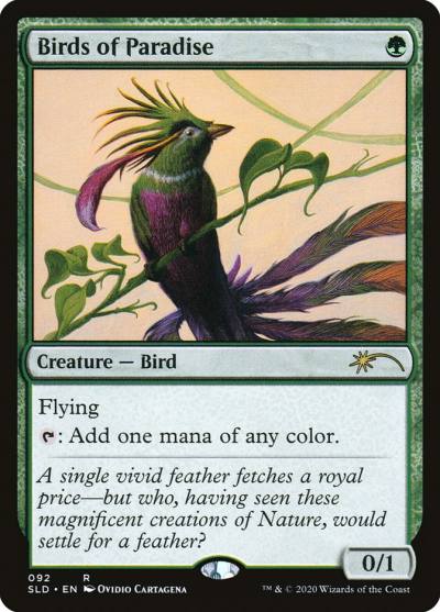 Birds of Paradise SLD-92 Secret Lair Drop Magic card