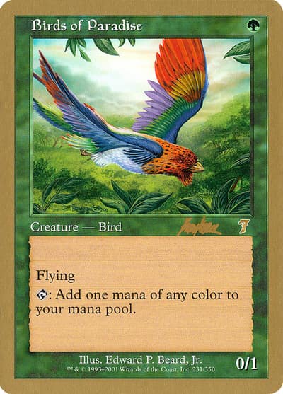 Birds of Paradise WC02-BK231 World Championship Decks 2002 Magic card