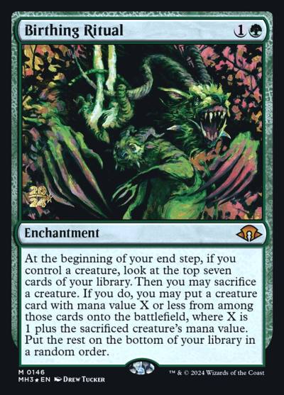 Birthing Ritual PMH3-146S Modern Horizons 3 Promos Magic card