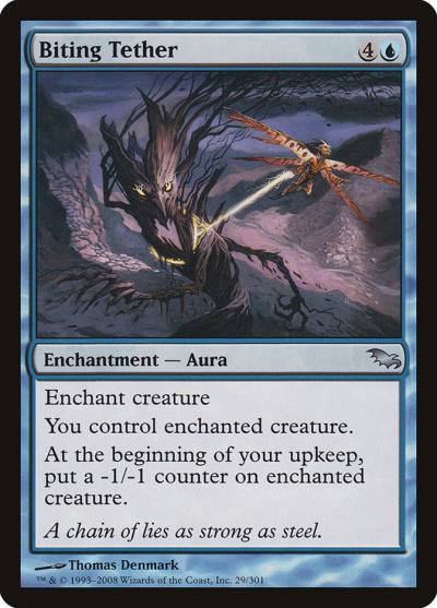 Biting Tether SHM-29 Shadowmoor Magic card