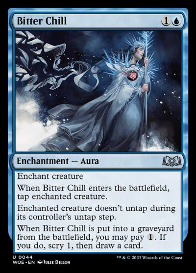 Bitter Chill WOE-44 Wilds of Eldraine Magic card