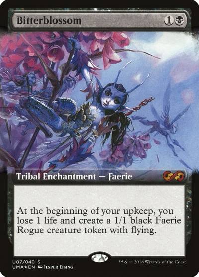Bitterblossom PUMA-U7 Ultimate Box Topper Magic card