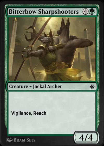 Bitterbow Sharpshooters AKR-183 Amonkhet Remastered Magic card