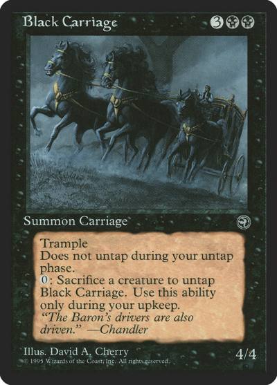 Black Carriage HML-42 Homelands Magic card