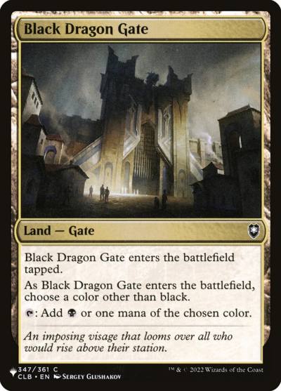 Black Dragon Gate PLST-CLB-347 The List Magic card