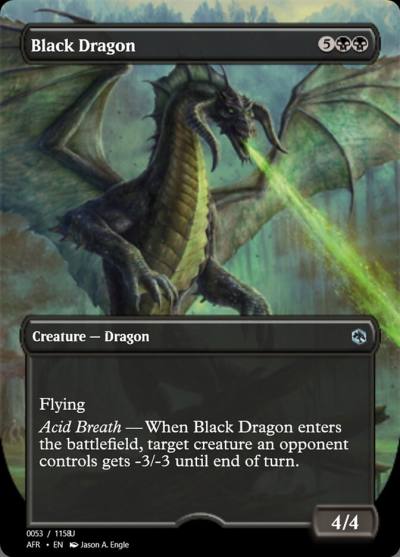 Black Dragon PRM-92722 Magic Online Promos Magic card