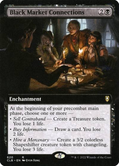 Black Market Connections CLB-620 Commander Legends: Battle for Baldur's Gate Magic card