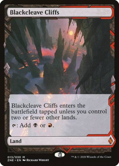 Blackcleave Cliffs ZNE-13 Zendikar Rising Expeditions Magic card