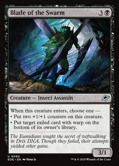 Blade of the Swarm 90 Edge of Eternities Magic card