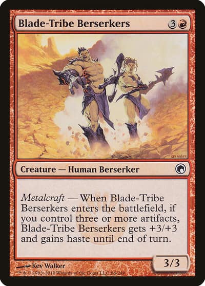 Blade-Tribe Berserkers 84 Scars of Mirrodin Magic card