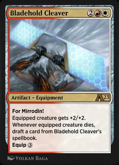 Bladehold Cleaver YONE-18 Alchemy: Phyrexia Magic card