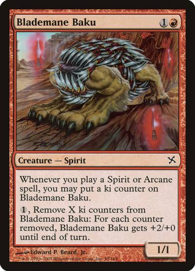 Blademane Baku 95 Betrayers of Kamigawa Magic card