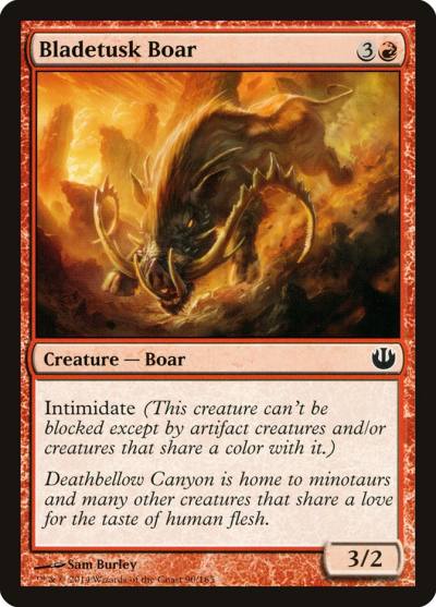 Bladetusk Boar JOU-90 Journey into Nyx Magic card