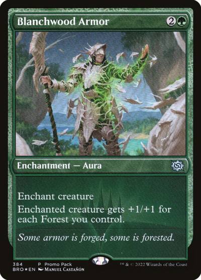 Blanchwood Armor BRO-384 The Brothers' War Magic card