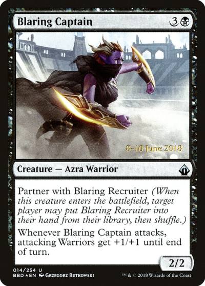 Blaring Captain PBBD-14S Battlebond Promos Magic card