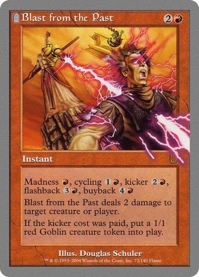 Blast from the Past UNH-72 Unhinged Magic card