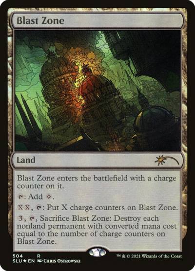 Blast Zone SLU-504 Secret Lair: Ultimate Edition Magic card