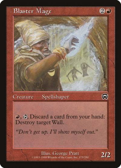 Blaster Mage MMQ-175 Mercadian Masques Magic card