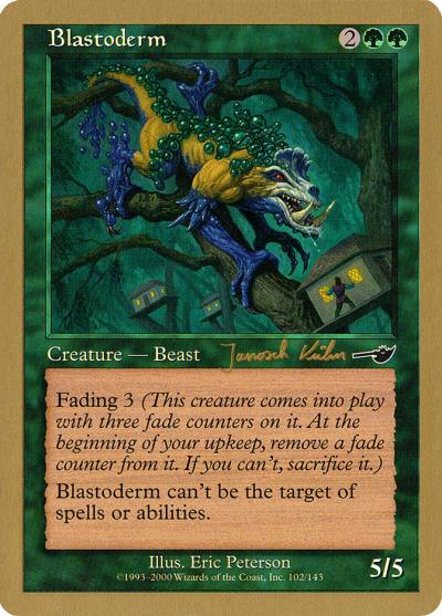 Blastoderm WC00-JK102 World Championship Decks 2000 Magic card