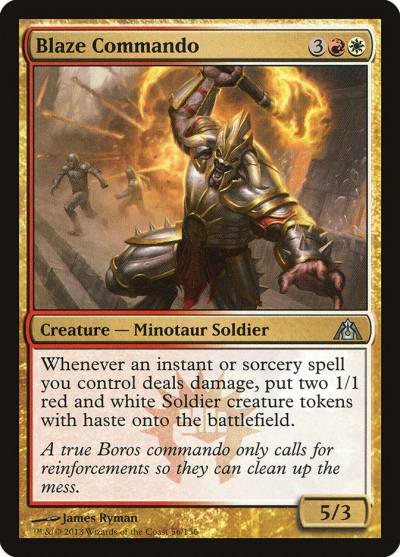 Blaze Commando DGM-56 Dragon's Maze Magic card