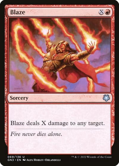 Blaze GN3-69 Game Night: Free-for-All Magic card
