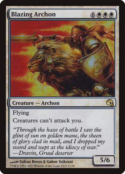 Blazing Archon PD3-11 Premium Deck Series: Graveborn Magic card