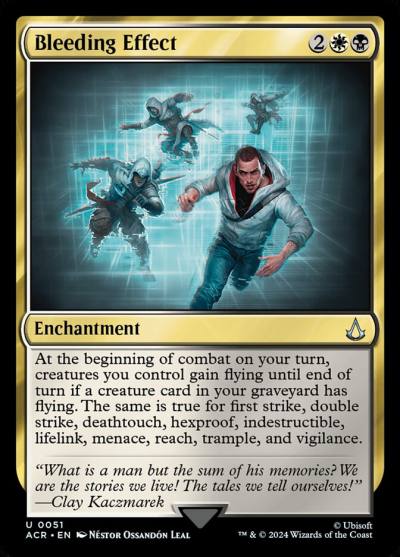 Bleeding Effect ACR-51 Assassin's Creed Magic card