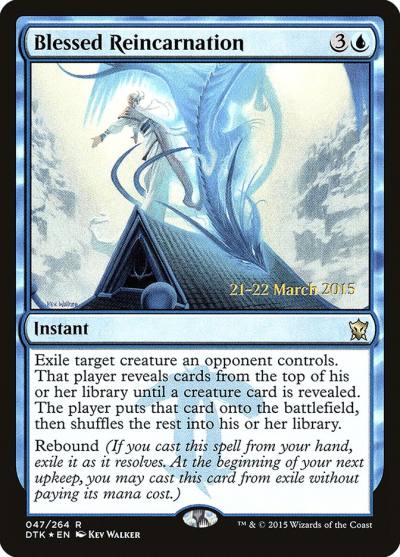 Blessed Reincarnation PDTK-47S Dragons of Tarkir Promos Magic card