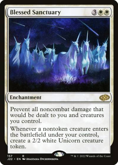 Blessed Sanctuary J22-157 Jumpstart 2022 Magic card