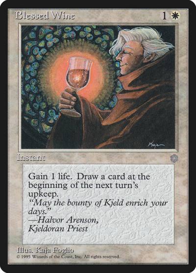 Blessed Wine ICE-7 Ice Age Magic card