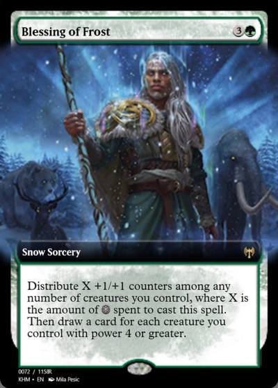 Blessing of Frost PRM-88344 Magic Online Promos Magic card