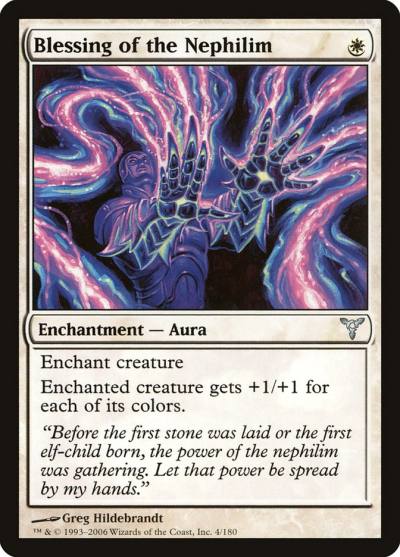 Blessing of the Nephilim DIS-4 Dissension Magic card