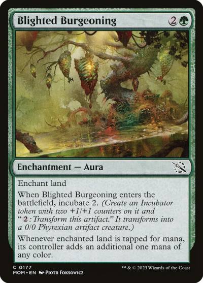 Blighted Burgeoning MOM-177 March of the Machine Magic card