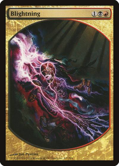 Blightning P09-6 Magic Player Rewards 2009 Magic card