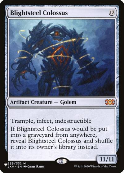 Blightsteel Colossus PLST-2XM-235 The List Magic card