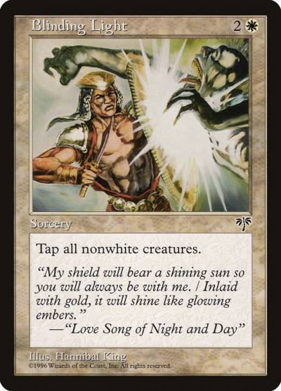 Blinding Light MIR-5 Mirage Magic card